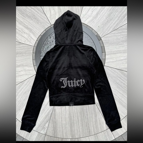 JUICY COUTURE Velour OG Bling Tracksuit Hoodie & Pant Set Size XS,S,M,L - Picture 11 of 16
